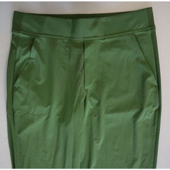 Athleta 198671-40 Women's Sz 10/Tall Green Brooklyn Mid-Rise Ankle Pants - Picture 6 of 12